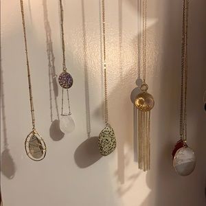 Collection of Long Pendant Necklaces